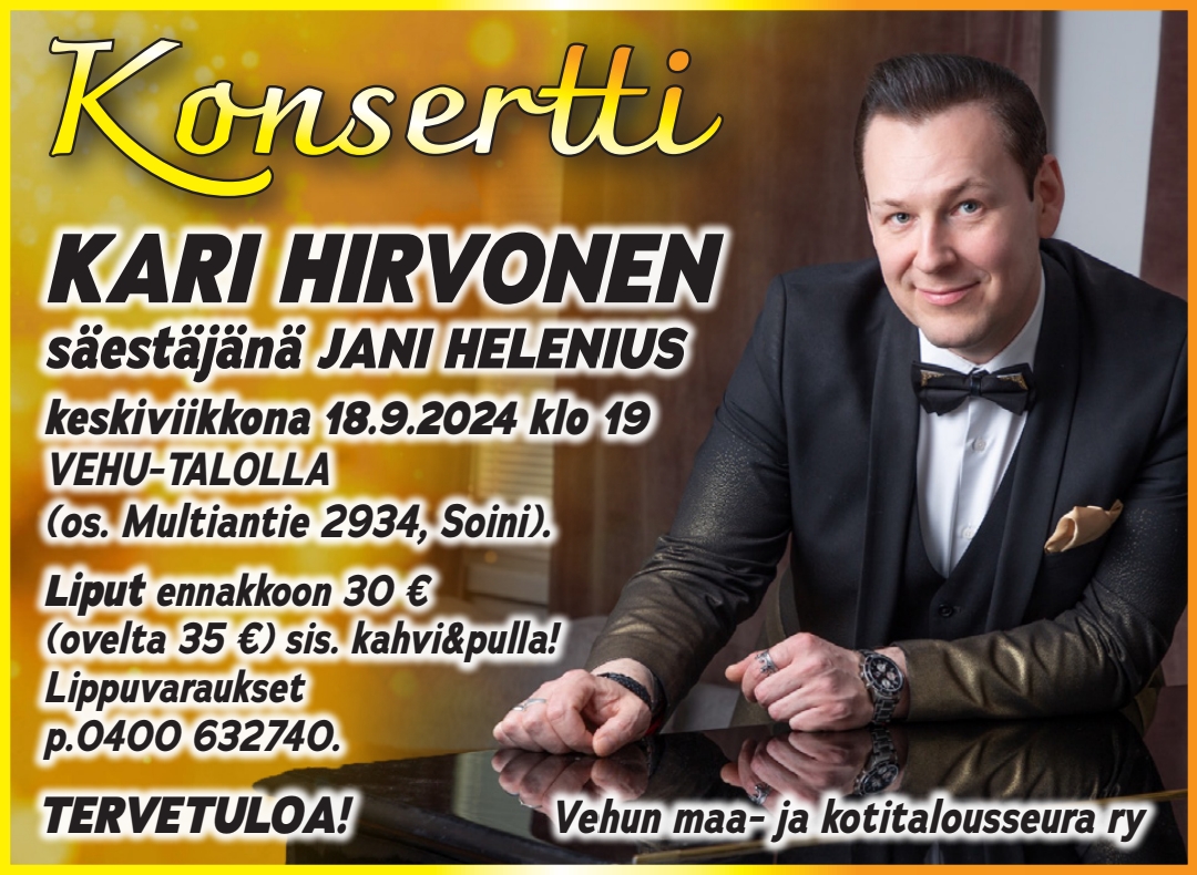 Kari Hirvosen konsertti