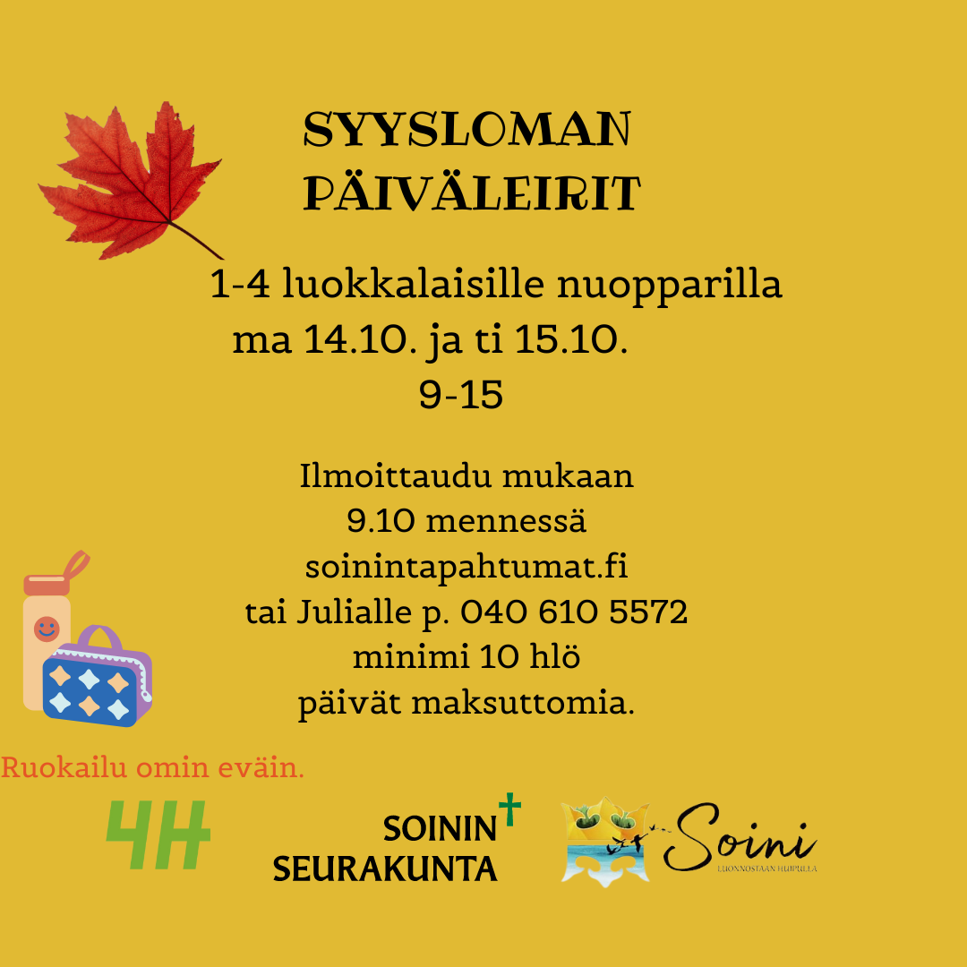 Syysloman päiväleirit