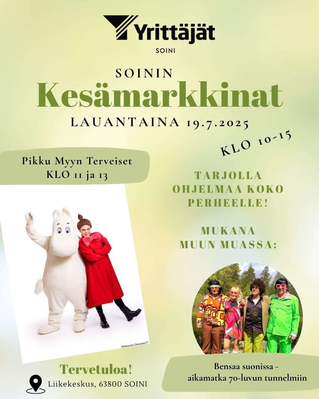 Soinin Yrittäjien kesämarkkinat