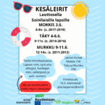 Kesäleirit soinilaisille lapsille