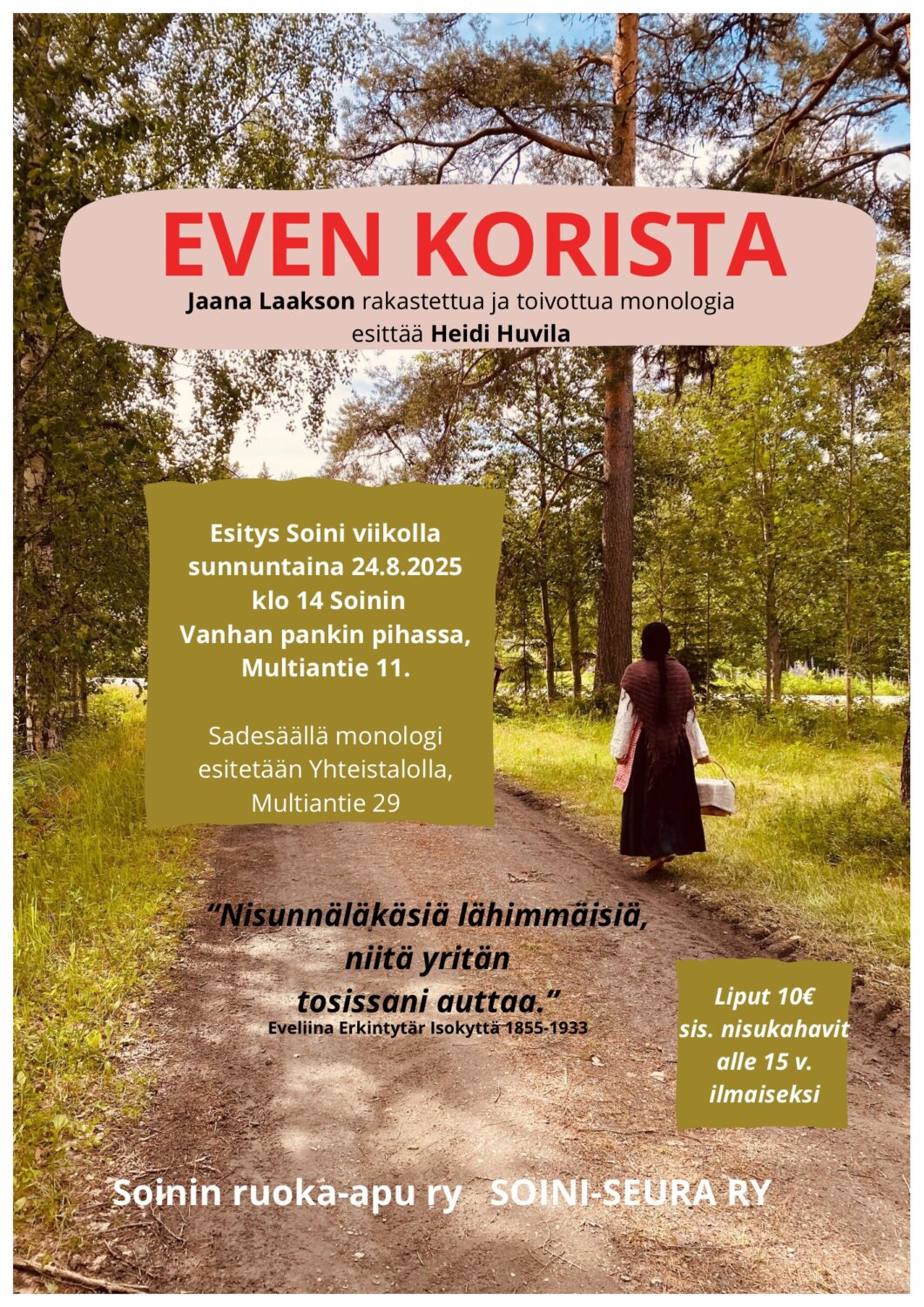 EVEN KORISTA monologi