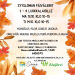 Syysloman päiväleirit