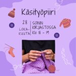 Käsityöpiiri kokoontuu seuraavan kerran tiistaina 28.10.