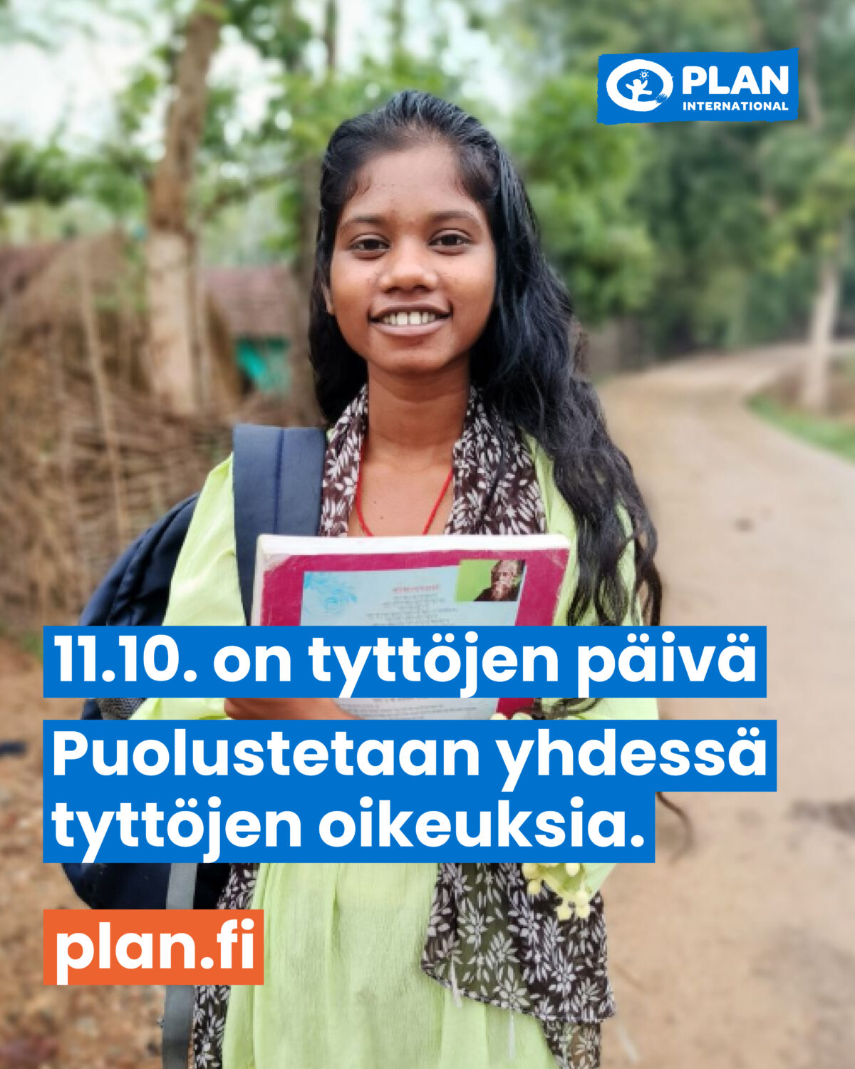 Tyttöjen päivään liittyvä kirja- ja valokuvanäyttely