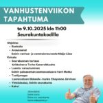 Vanhustenviikon tapahtuma