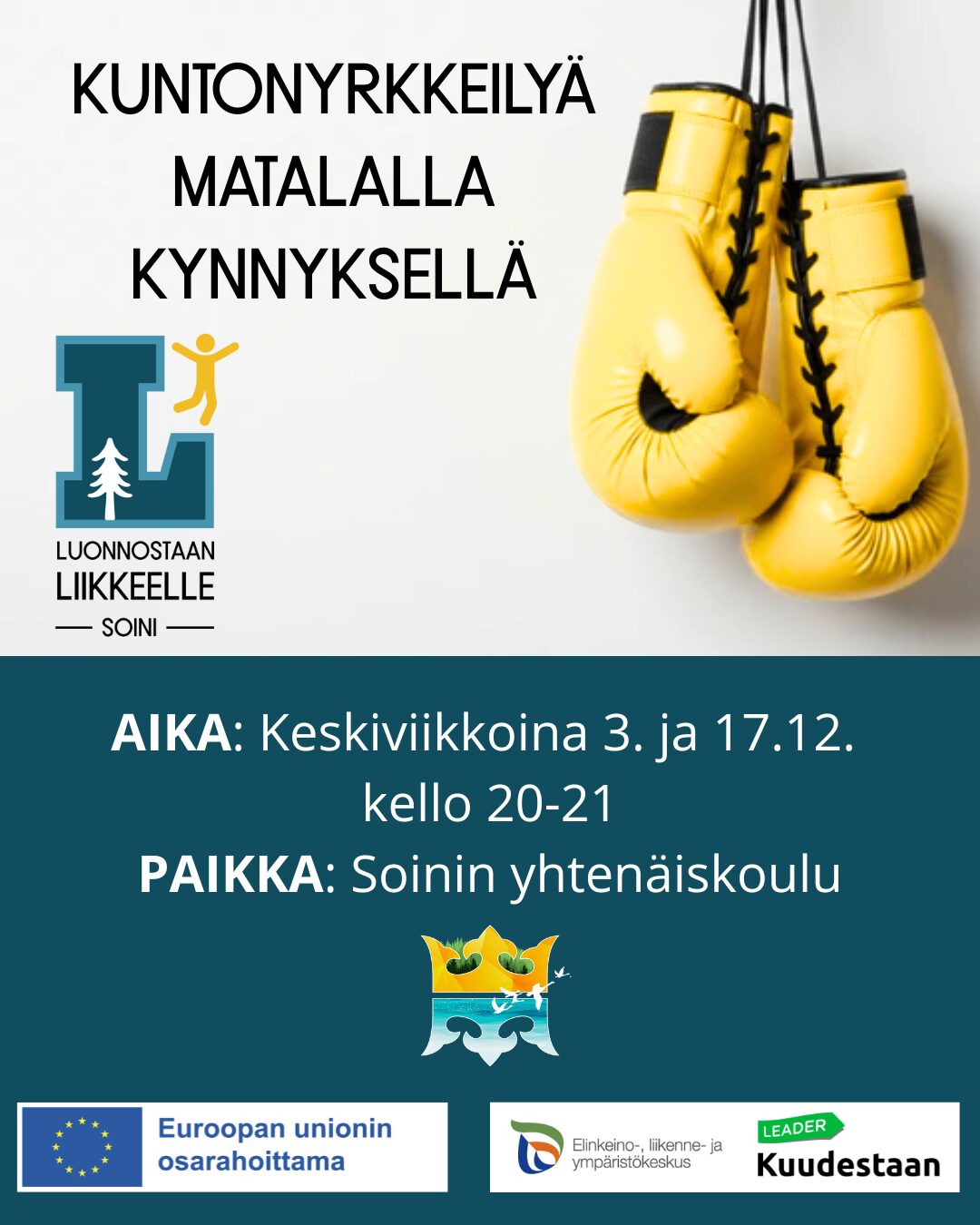 Kuntonyrkkeily kurssi 3.12. ja 17.12.