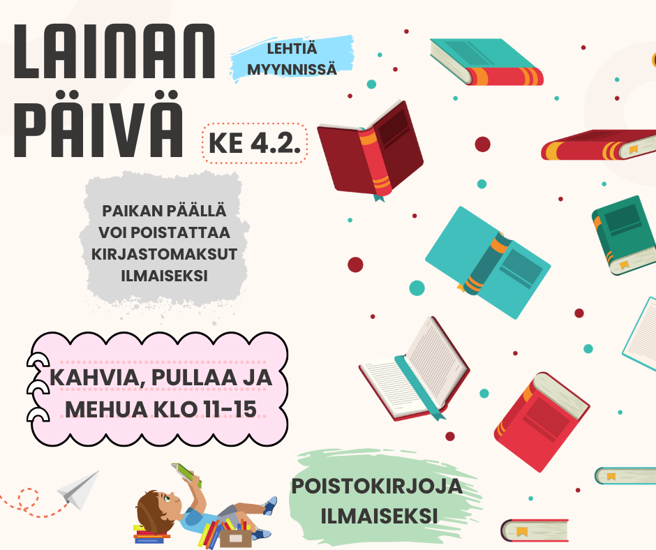 Lainan päivä kirjastossa