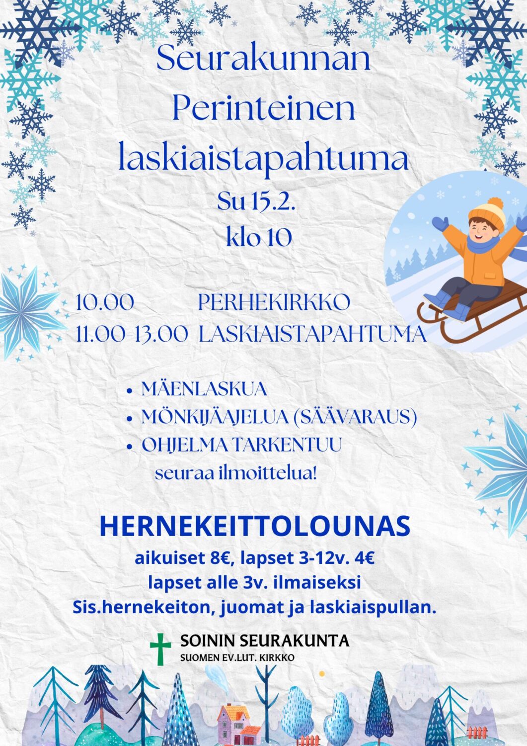 Laskiaistapahtuma srk-talolla