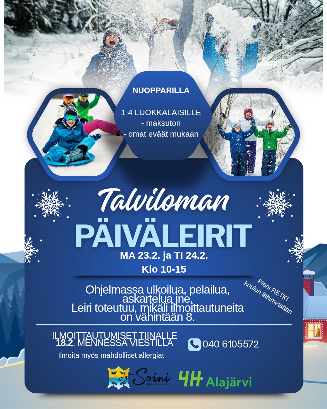Talviloman päiväleirit