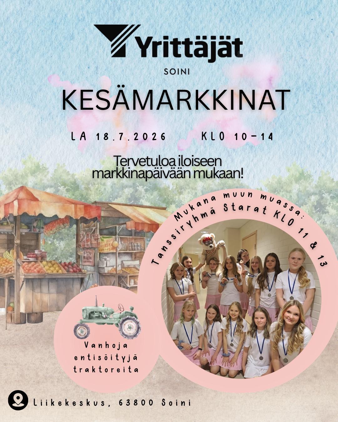 Soinin Yrittäjien Kesämarkkinat