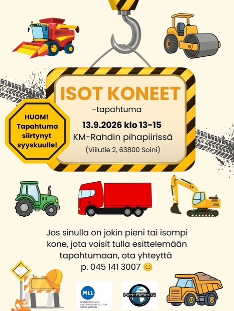Isot koneet tapahtuma