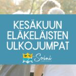 Kesäkuun eläkeläisjumpat koulun kentällä