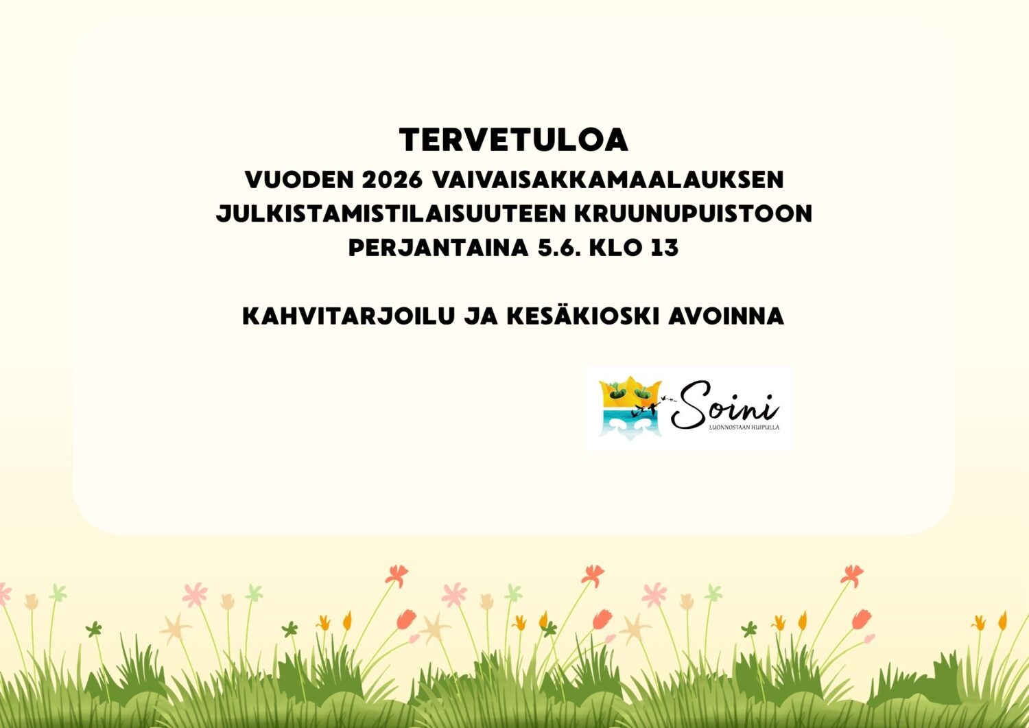 Vaivaisakkamaalauksen julkistaminen