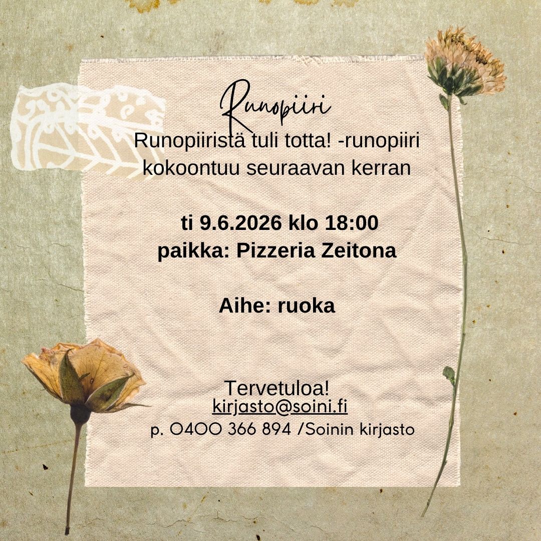 Runopiiristä tuli totta! -runopiiri