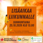 Lisäaikaa liikunnalle