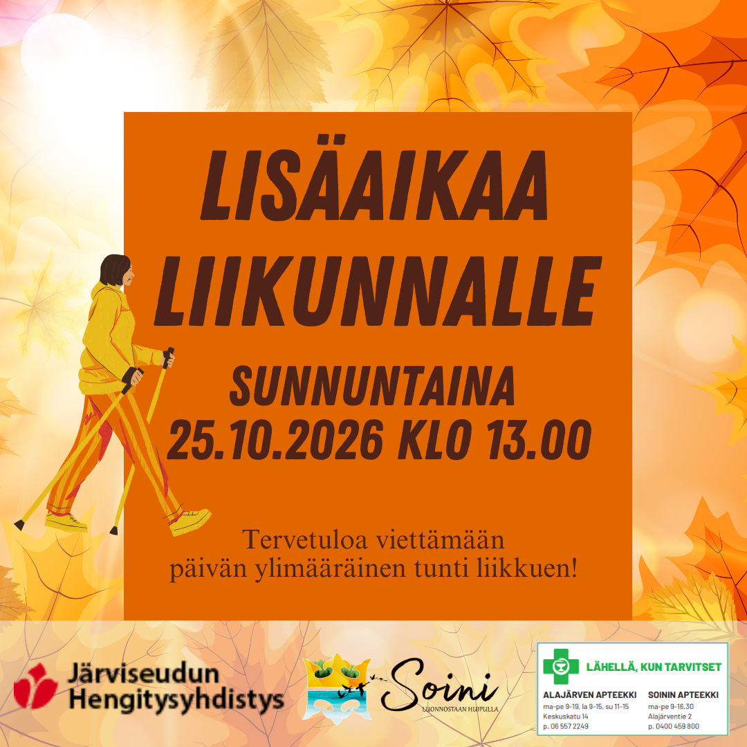 Lisäaikaa liikunnalle