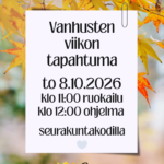 Vanhusten viikon tapahtuma