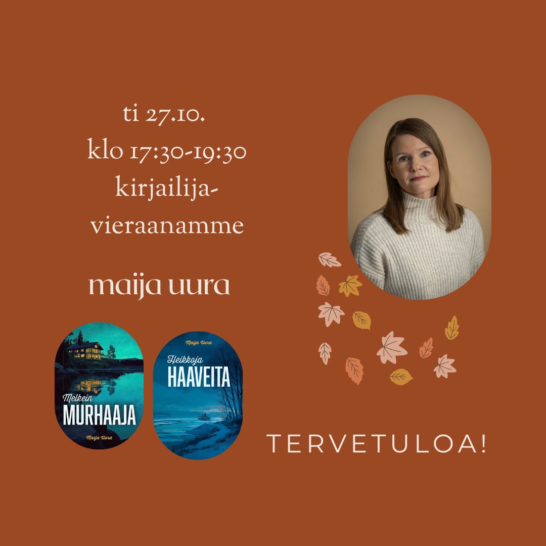 Kirjailijavieras Maija Uura